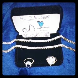 Diamondnique Bracelet and Ring Sets